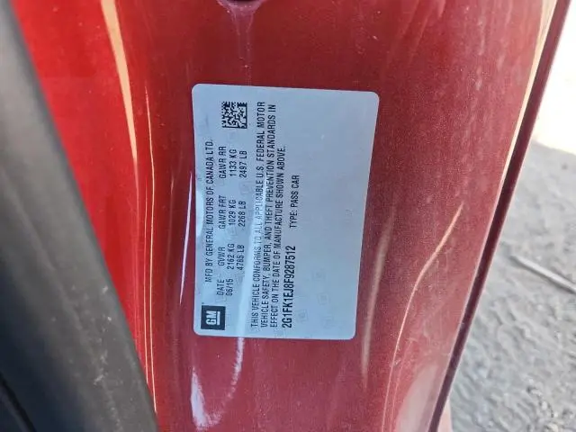 2015 CHEVROLET CAMARO 2SS  