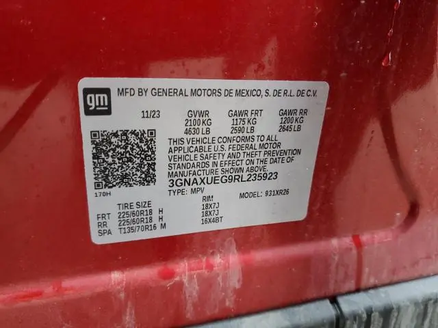 2024 CHEVROLET EQUINOX LT  