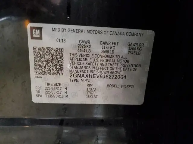 2018 CHEVROLET EQUINOX LS  