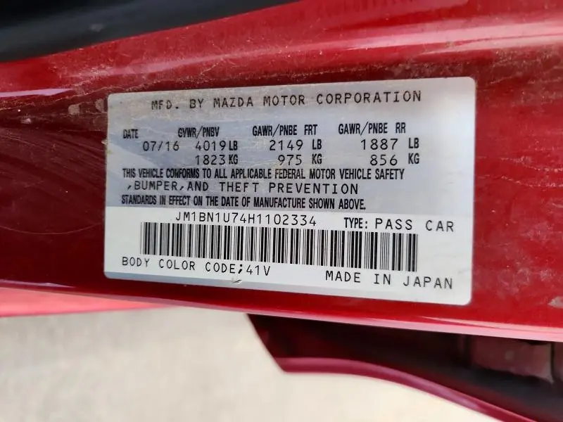 2017 MAZDA 3 SPORT  