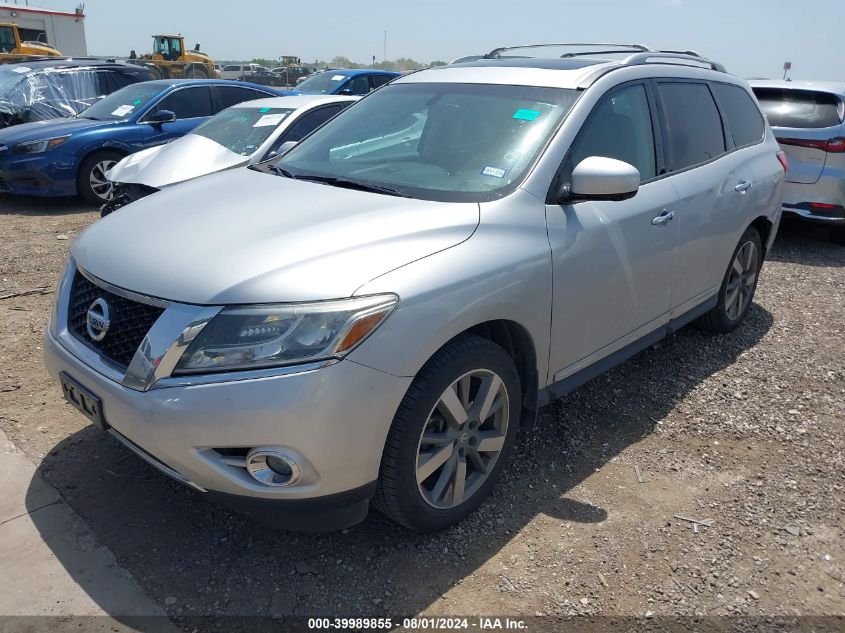 2014 NISSAN PATHFINDER PLATINUM