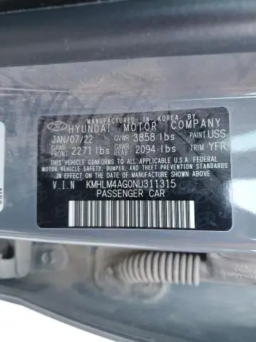 2022 HYUNDAI ELANTRA SEL