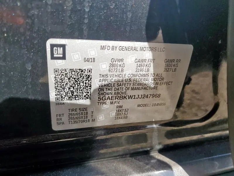 2018 BUICK ENCLAVE ESSENCE  