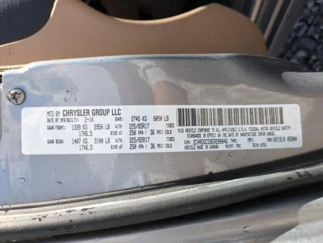 2014 DODGE GRAND CARAVAN SXT  
