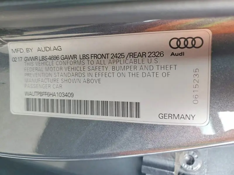 2017 AUDI A3 E-TRON PREMIUM PLUS  