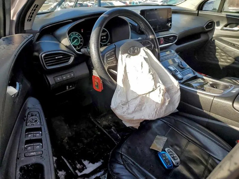 2021 HYUNDAI SANTA FE BLUE  