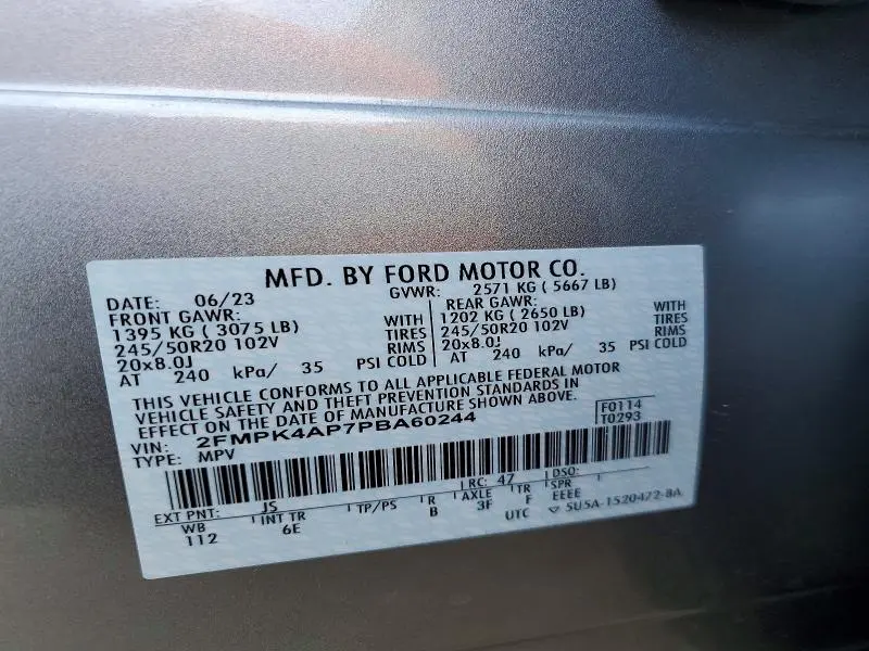 2023 FORD EDGE ST  