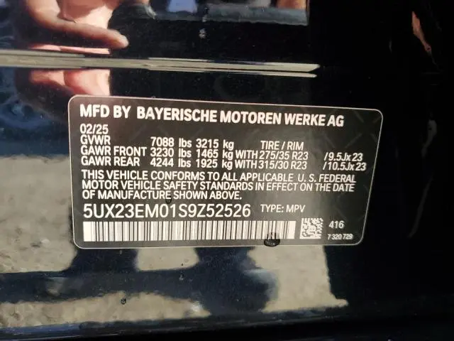 2025 BMW X7 XDRIVE40I  