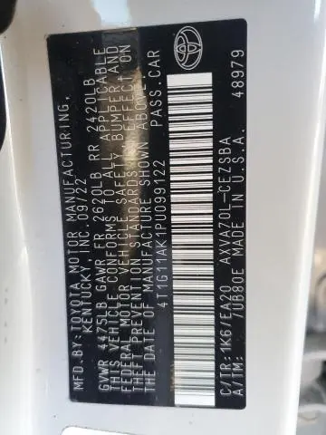 2023 TOYOTA CAMRY SE NIGHT SHADE  