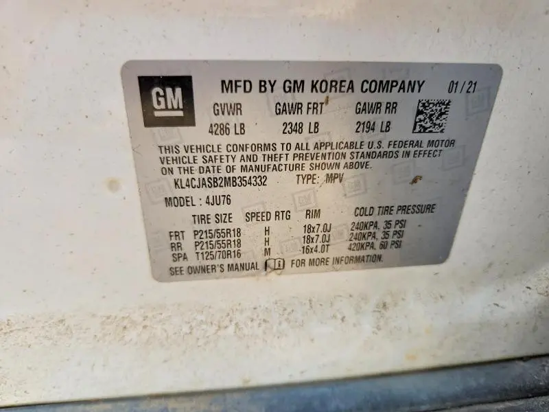 2021 BUICK ENCORE PREFERRED  
