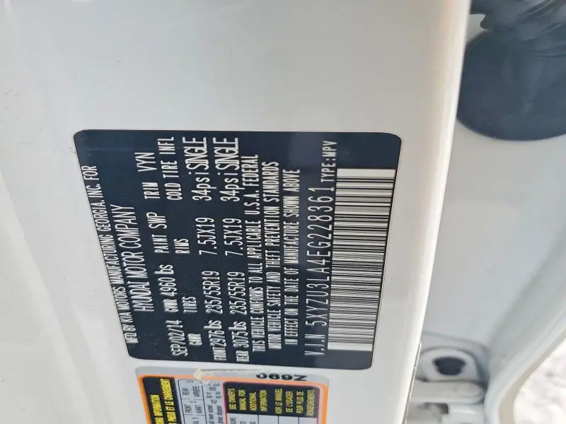 2014 HYUNDAI SANTA FE SPORT   