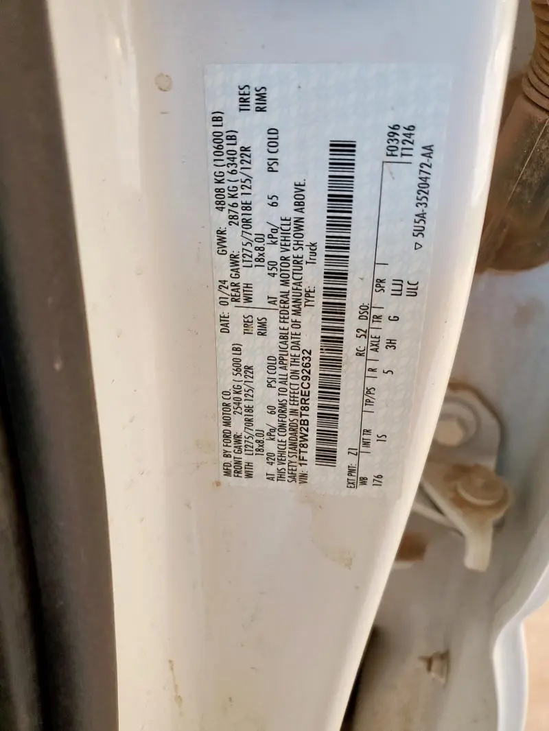 2024 FORD F250 SUPER DUTY  