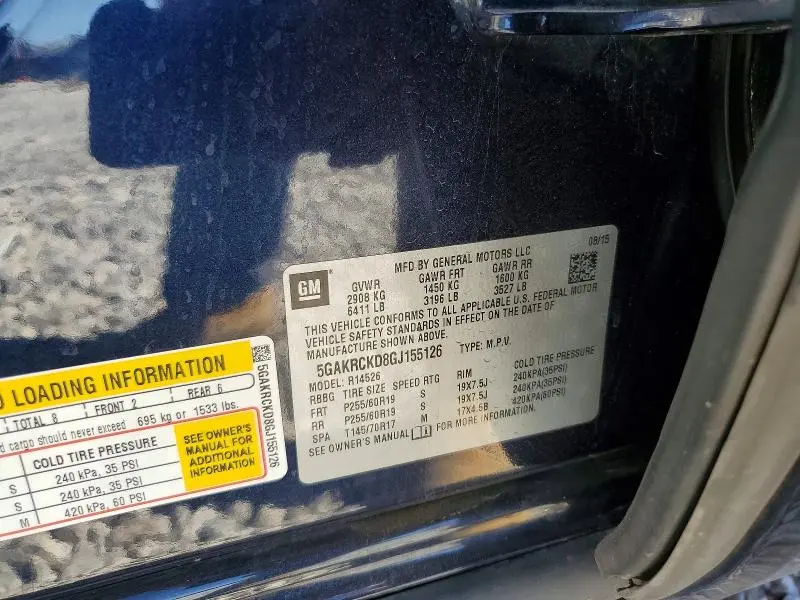 2016 BUICK ENCLAVE   