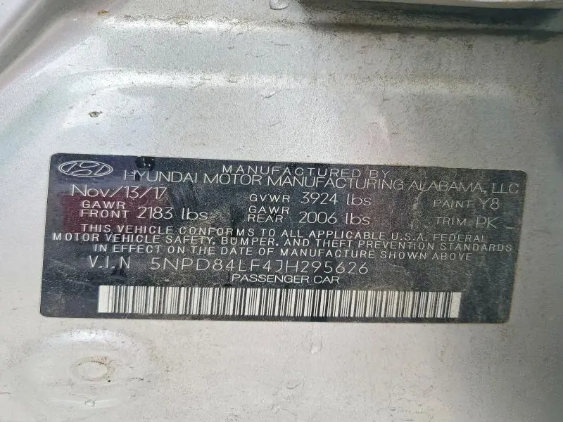 2018 HYUNDAI ELANTRA VALUE EDITION  