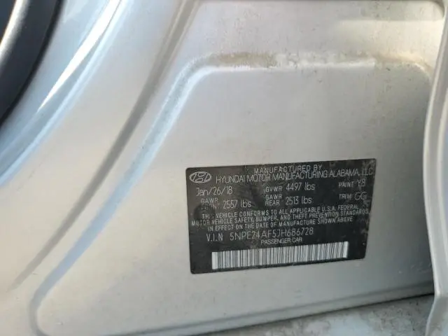 2018 HYUNDAI SONATA SE  