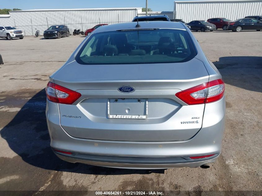 2013 FORD FUSION HYBRID SE