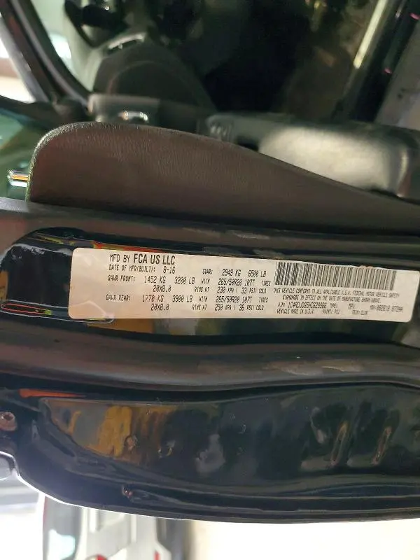 2017 DODGE DURANGO GT  