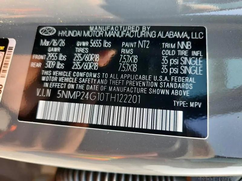 2026 HYUNDAI SANTA FE SEL  