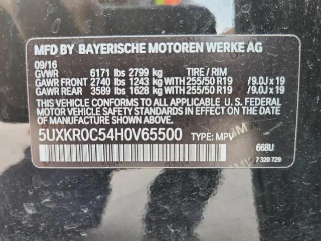 2017 BMW X5 XDRIVE35I  