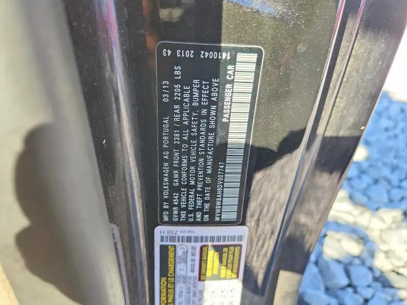 2013 VOLK EOS KOMFOR   