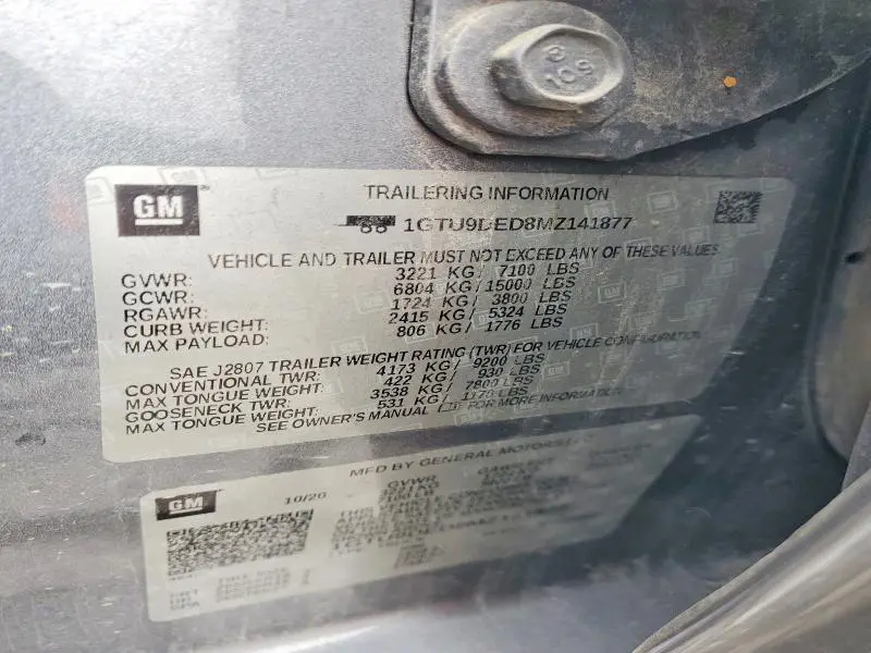 2021 GMC SIERRA K1500 SLT  