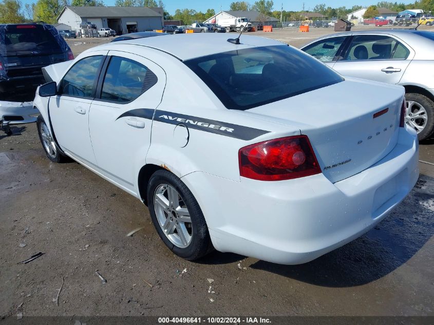 2012 DODGE AVENGER SXT