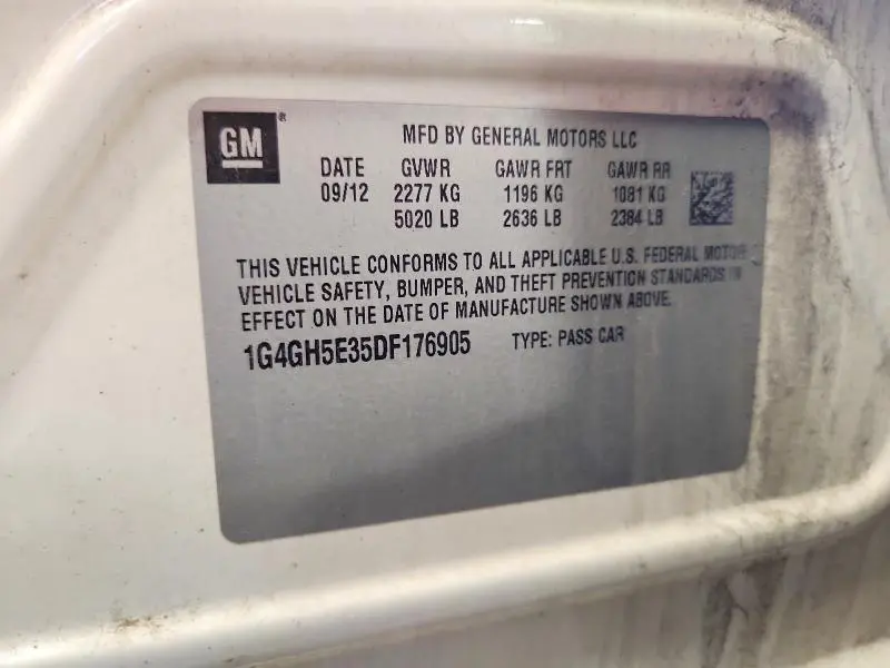 2013 BUICK LACROSSE PREMIUM  