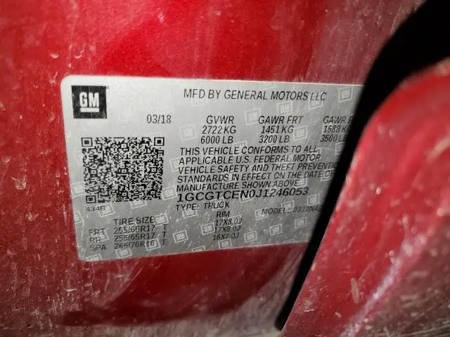 2018 CHEVROLET COLORADO LT