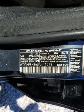 2011 MERCEDES-BENZ E 350 4MATIC  