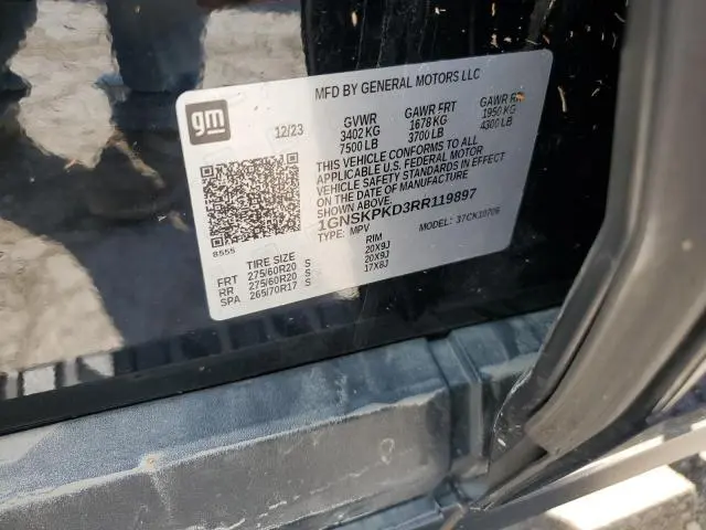 2024 CHEVROLET TAHOE K1500 Z71  