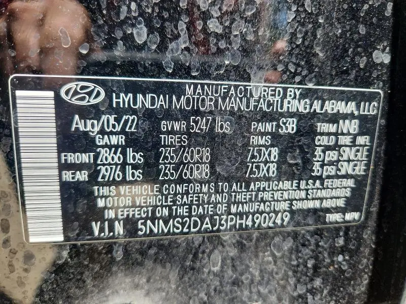 2023 HYUNDAI SANTA FE SEL  