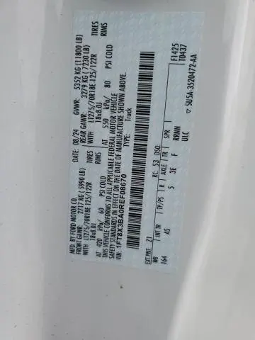 2024 FORD F350 SUPER DUTY  