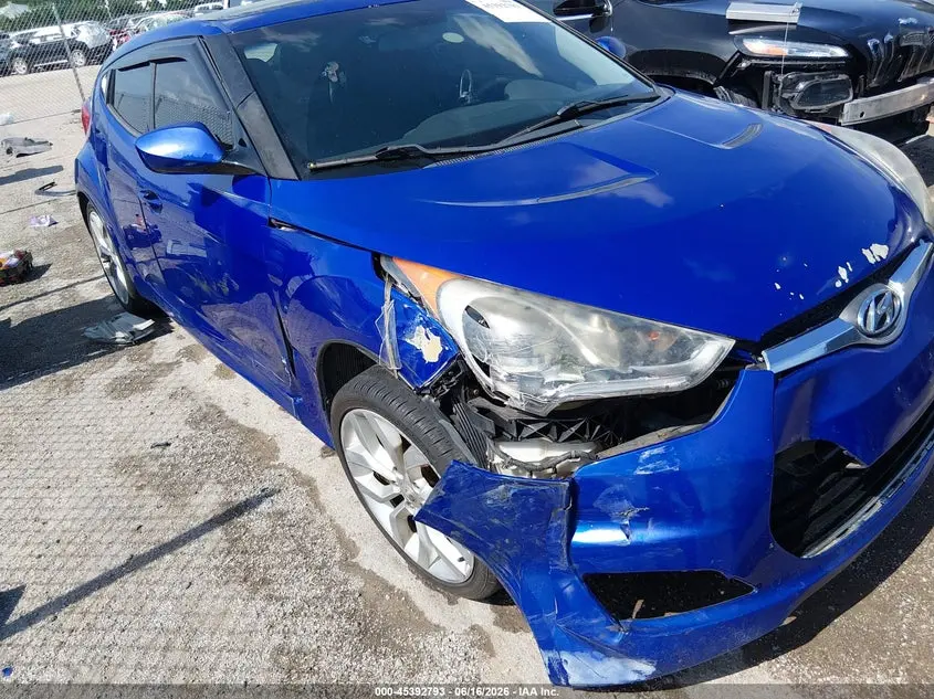 2012 HYUNDAI VELOSTER BASE W/BLACK