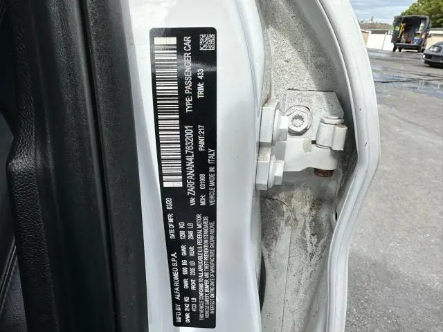 2020 ALFA ROMEO GIULIA   