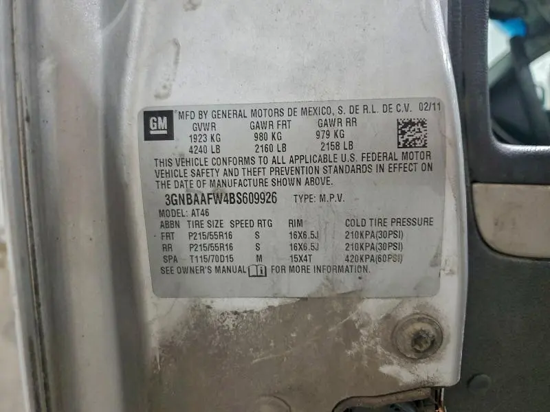 2011 CHEVROLET HHR LS  