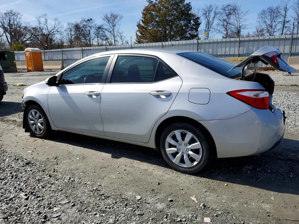 2016 TOYOTA COROLLA LE  