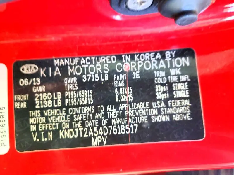 2013 KIA SOUL BASE  