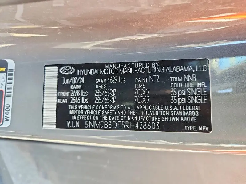 2024 HYUNDAI TUCSON SEL  