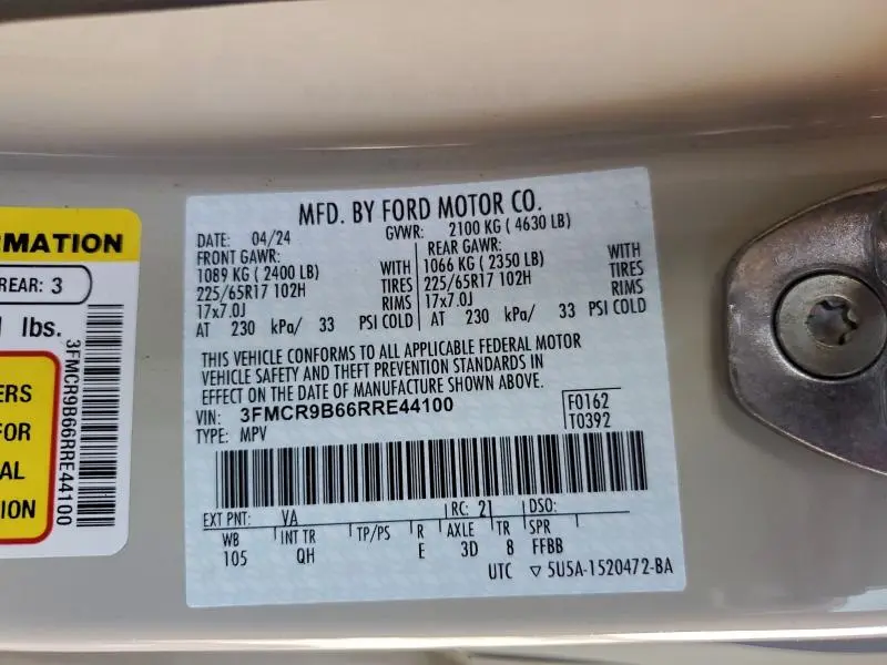 2024 FORD BRONCO SPORT BIG BEND  