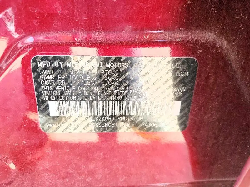 2024 MITSUBISHI MIRAGE ES  