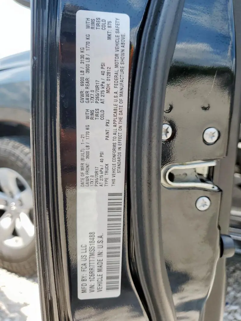 2021 RAM 1500 CLASSIC SLT
