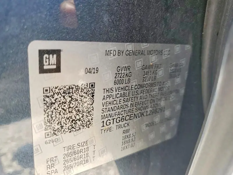 2019 GMC CANYON SLE  