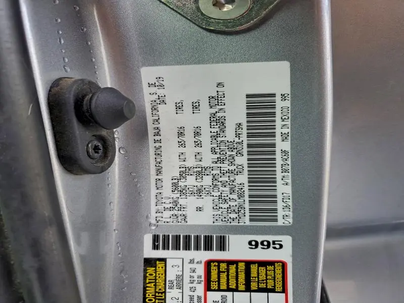 2020 TOYOTA TACOMA DOUBLE CAB  