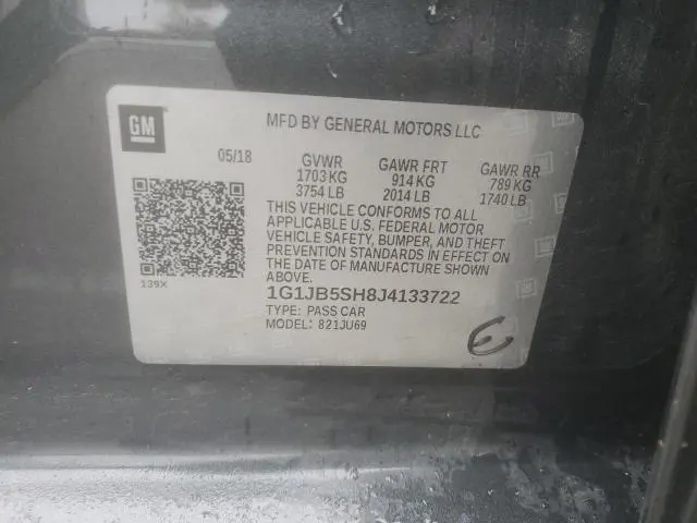 2018 CHEVROLET SONIC LS  