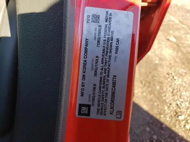 2014 CHEVROLET SPARK 1LT  