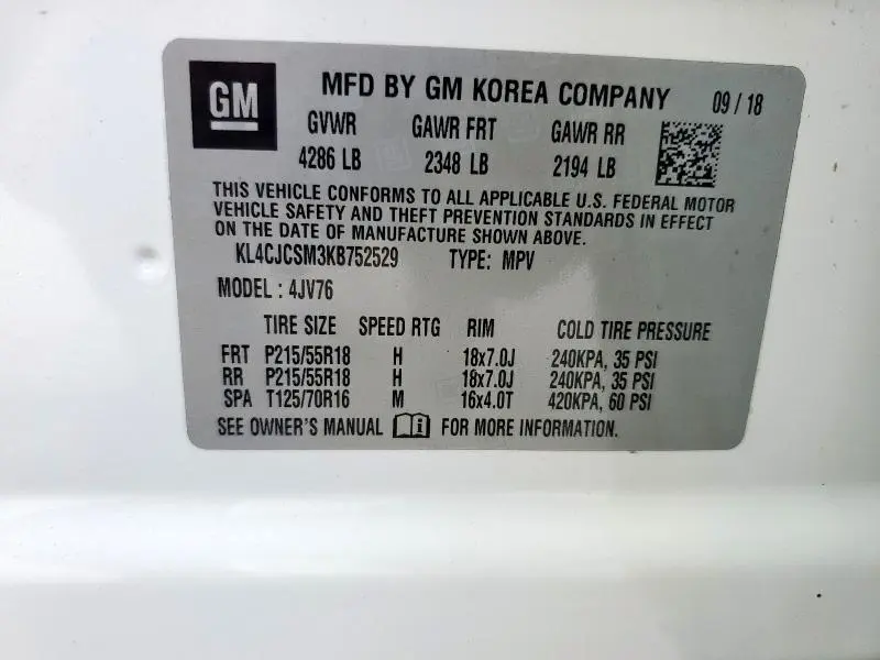 2019 BUICK ENCORE ESSENCE  