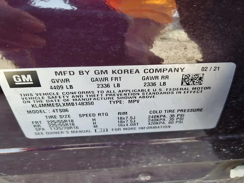 2021 BUICK ENCORE GX SELECT  