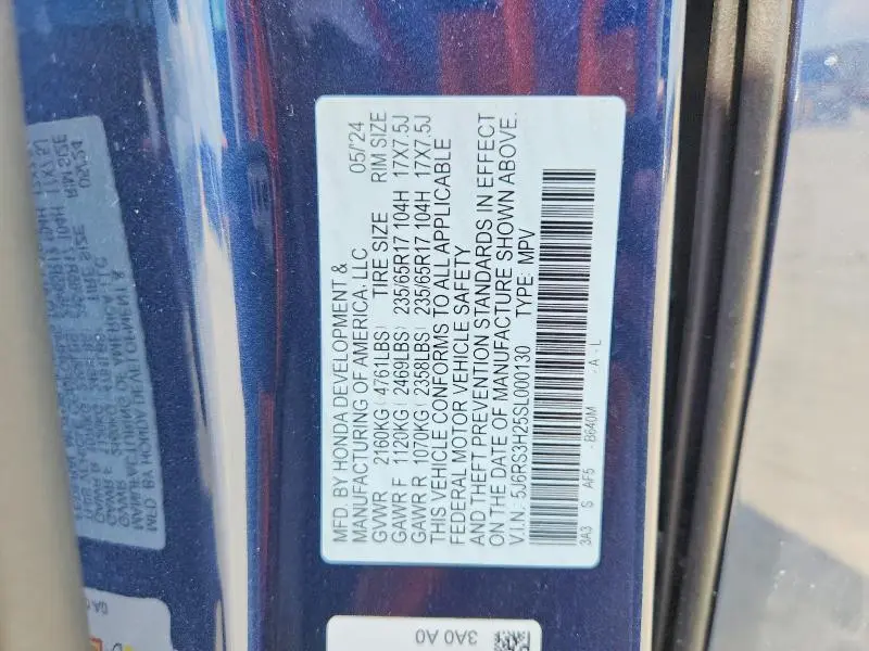 2025 HONDA CR-V LX  