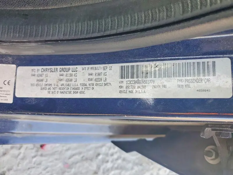 2013 CHRYSLER 200   