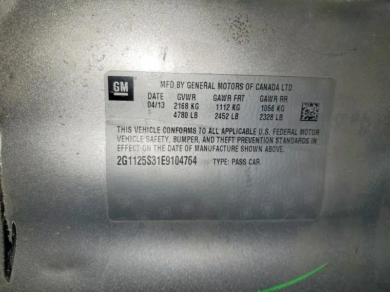 2014 CHEVROLET IMPALA LT  